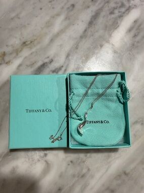 Tiffany & Co. Orchid Drop Pendant Necklace
